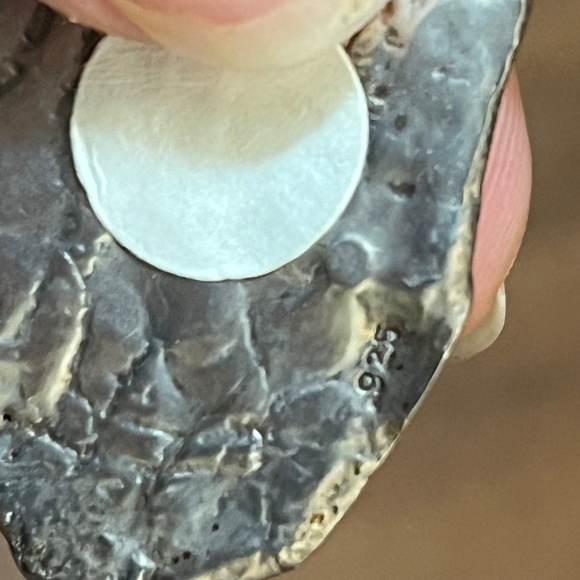 Large Lapis Stone Pendant Necklace 925 Sterling Silver Southwestern Handmade NEW - Picture 3 of 10